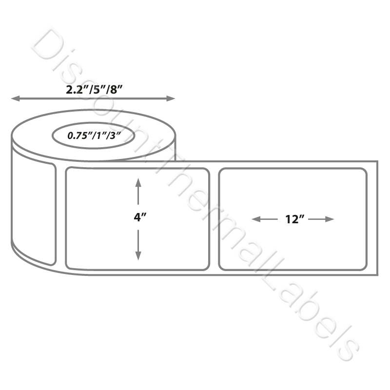 4 x 12 Thermal Labels - Image 4