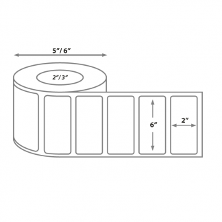 6 x 2 Primera Compatible Inkjet Labels