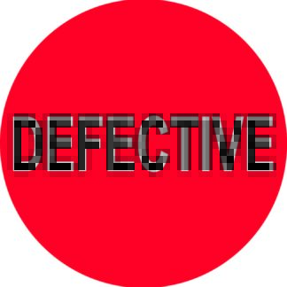 Defective Labels