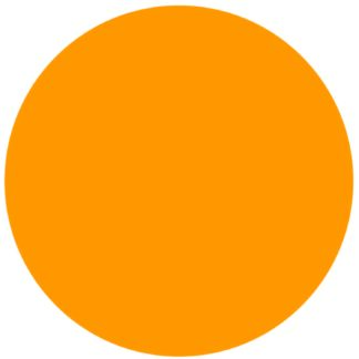 Orange Circle Label